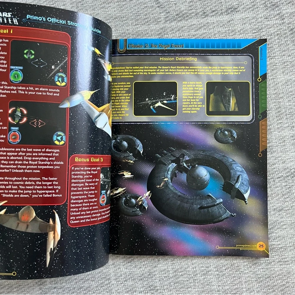 Microsoft Xbox Star Wars Starfighter Video Game Strategy Guide